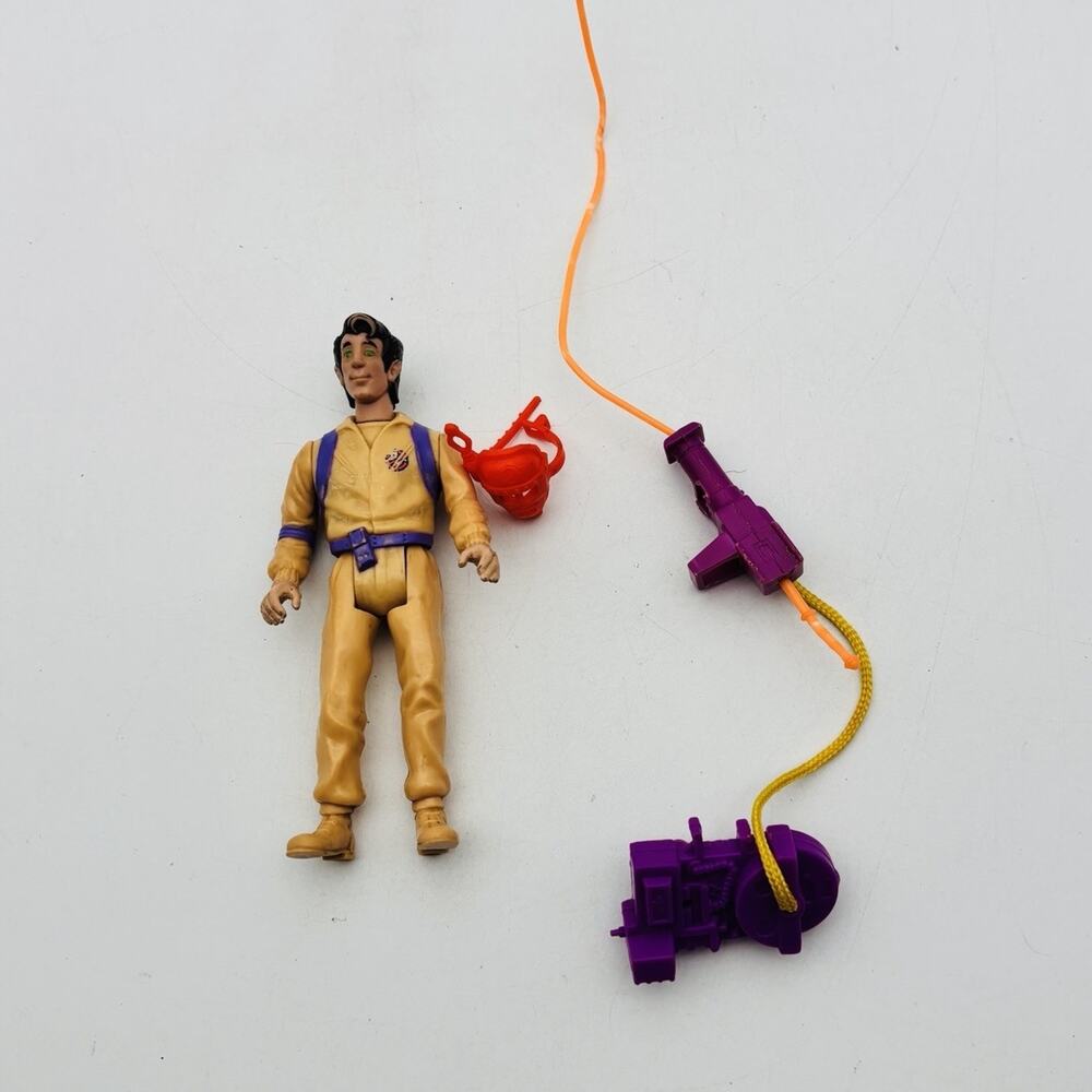 The Real Ghostbusters Slimed Heroes PETER VENKMAN figure With Accessories